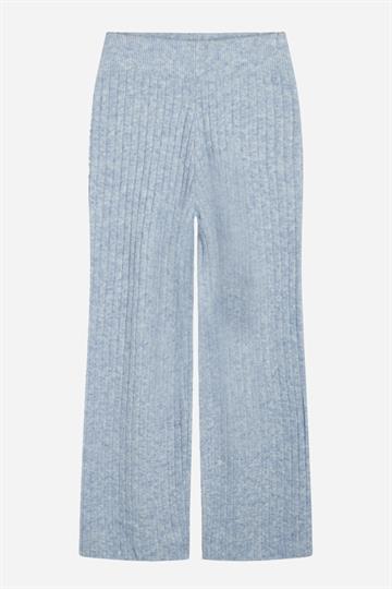 Grunt Knit Pants - Clara - Stenblå